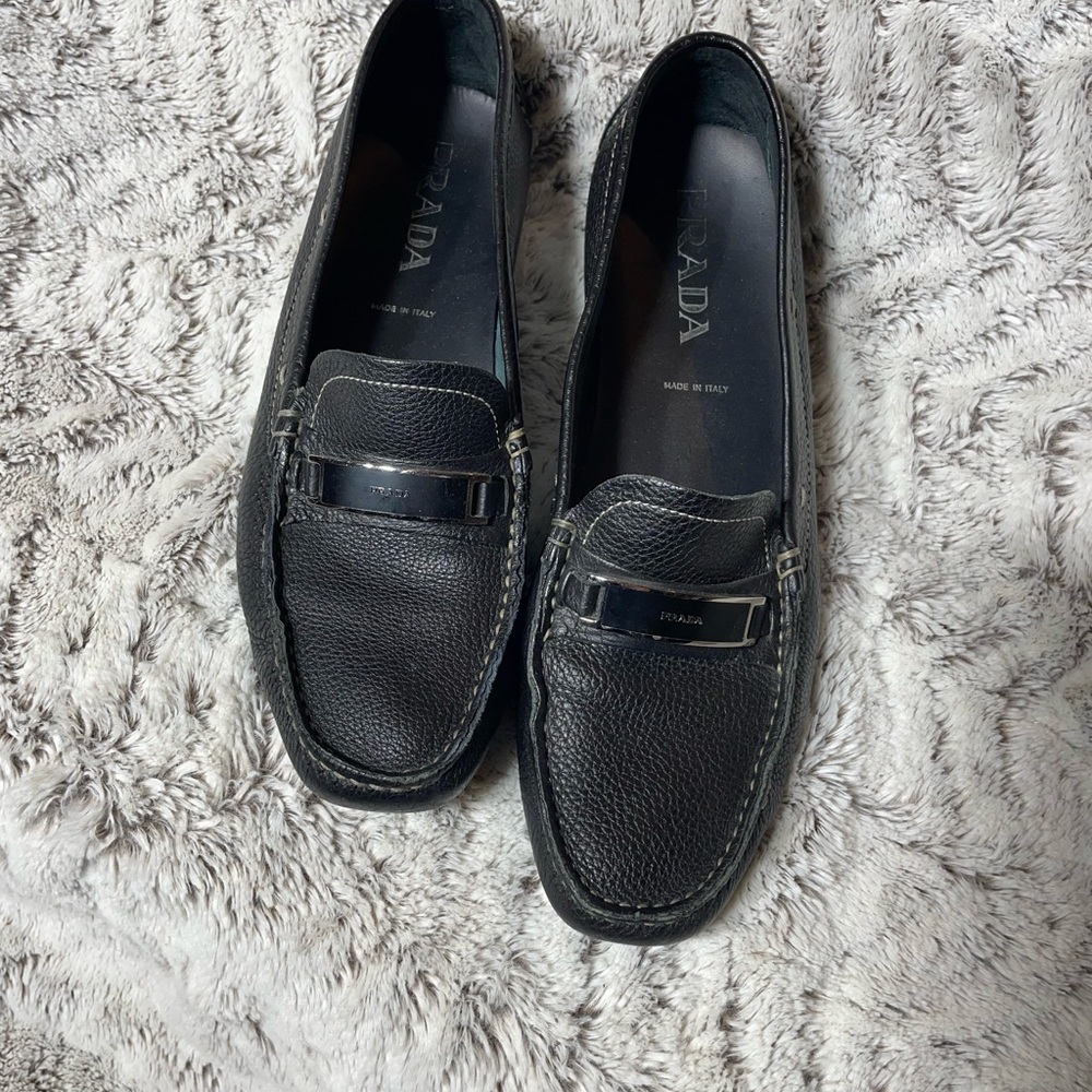 Prada Women's Black Loafers